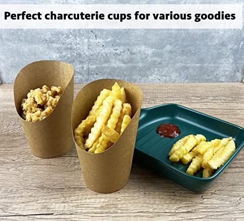 CAMKYDE 100 Pcs French Fries Cups for Parties