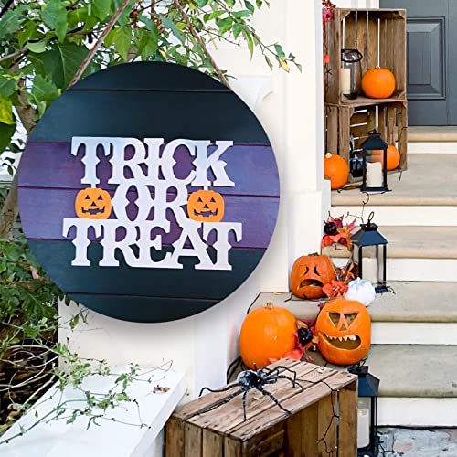 Halloween Wooden Door Hanging Sign 12 Inch Decor