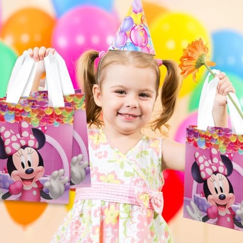 Disney Minnie Mouse Party Favor Bags Set 24 Pack
