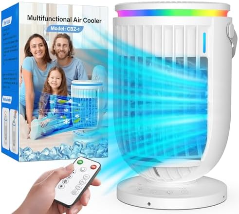 JYew Portable AC Unit with 4 in 1 Cooling and Humidifier