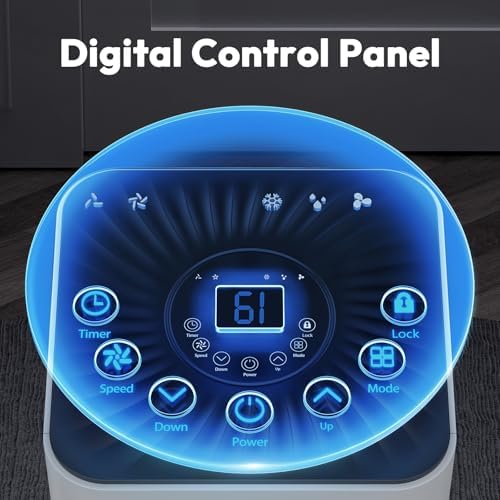 10000 BTU Portable AC With Remote and Window Kit