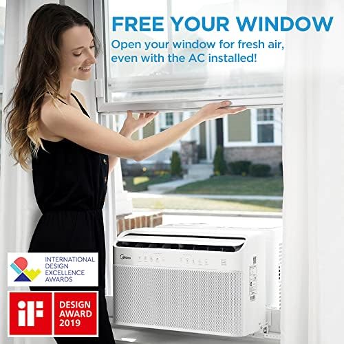 Midea MAW12V1QWT U-Shaped Window Air Conditioner