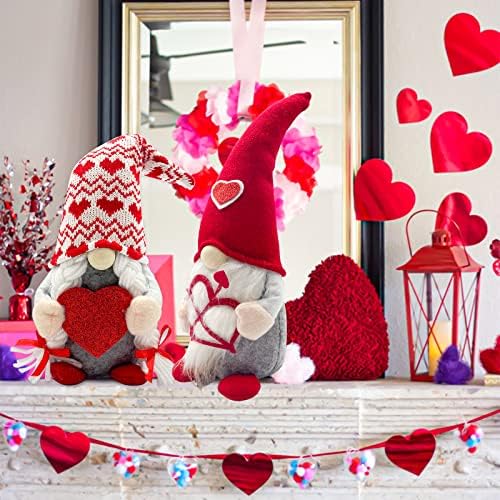 Valentines Day Couple Plush Gnomes for Home Decor