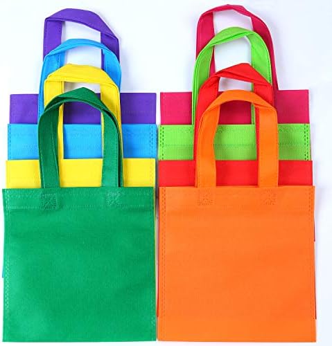 Elcoho 40 Piece Non-Woven Tote Bags with Handles