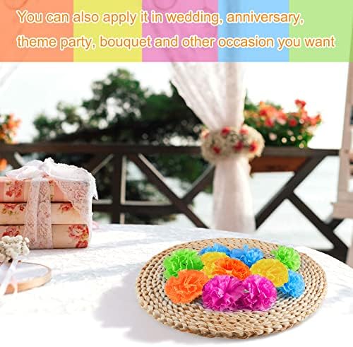 Syhood 50 Pcs Mexican Marigold Garland Decorations with Stems