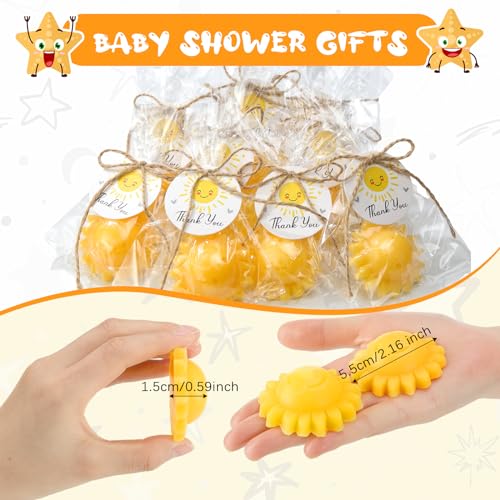 Demissle 20 Pcs Sun Soap Baby Shower Favors 1