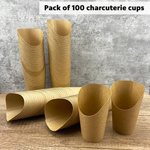 CAMKYDE 100 Pcs French Fries Cups for Parties
