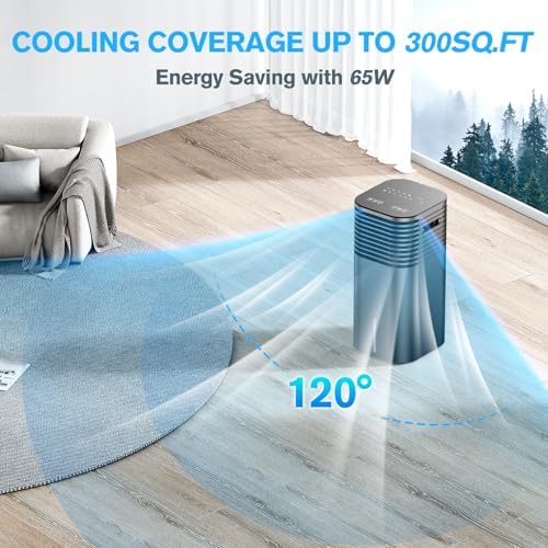 Flowbreeze 3-in-1 Portable AC Cooler with Remote and Oscillation
