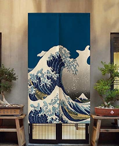 TJ Global Japanese Noren Door Curtain - 335 x 59 1