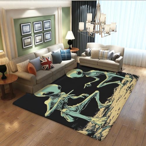 Alien Rug with Humorous Alien Accusation Design 24x36 Inch Area Rug