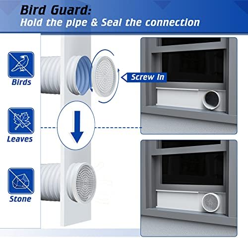 Wintcomfort Portable AC Window Seal Kit 59 Diameter