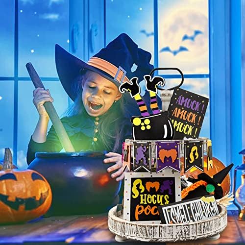 Hocus Pocus Decor Set - Halloween Tiered Tray Display