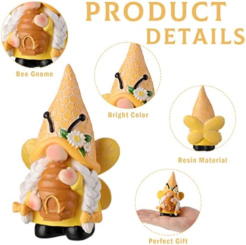 Chunful 2 Pcs Bee Gnome Coffee Bar Decor