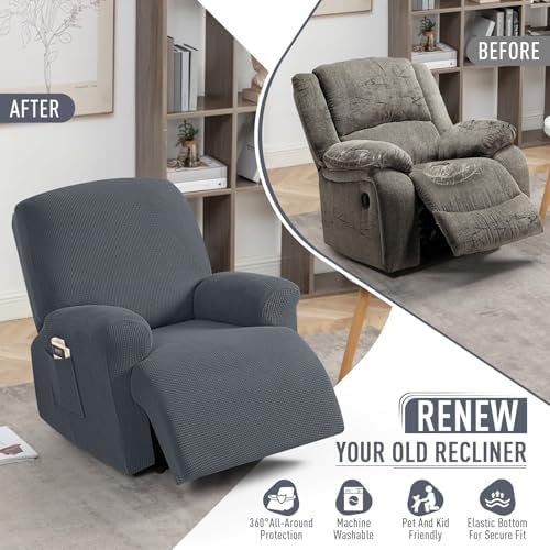 TAOCOCO Recliner Cover 4-Piece Set