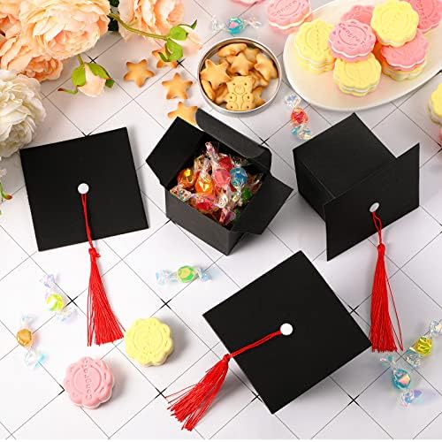 Bememo Graduation Candy Boxes Class of 2025 Red