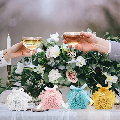 EUBUY 50pcs Butterfly Candy Boxes for Party Favors