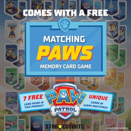 Star Cutouts SC4599 Paw Patrol Multi-Pack Cardboard Cutouts