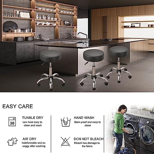 HAOYONG Round Bar Stool Covers Set of 4