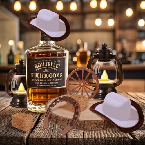 6PCS Western Party Decorations with LED Candle