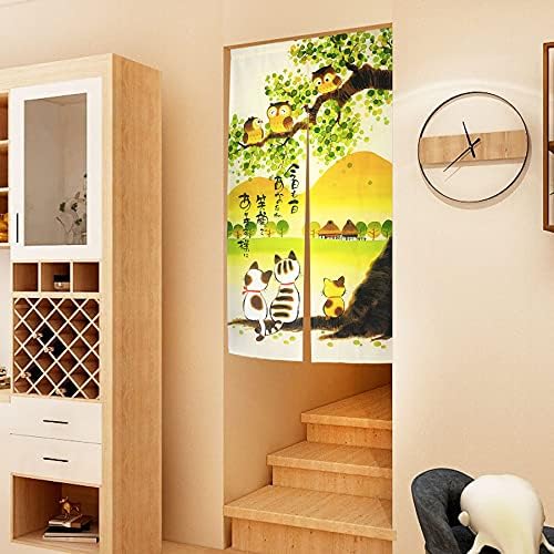 LIGICKY Japanese Style Doorway Curtain Tapestry