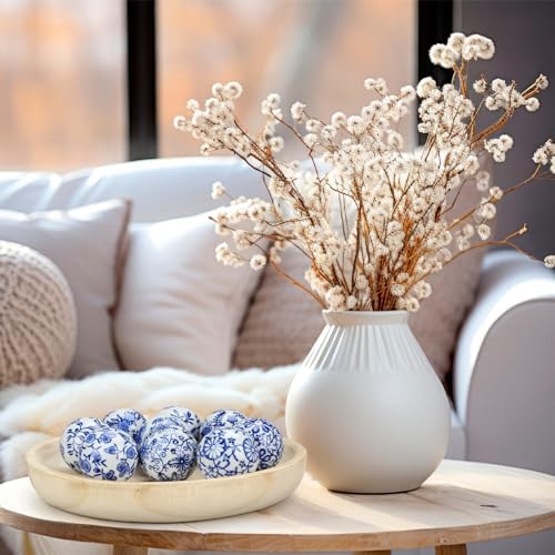 Vesici 9 Pcs Blue and White Porcelain Decorative Balls