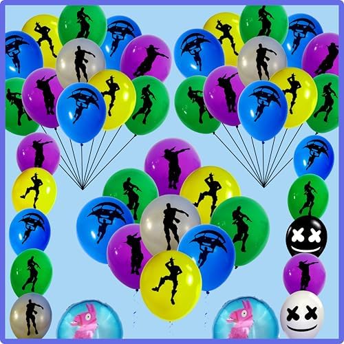 Gaming Party Supplies Birthday Decoration Set 142 Pack