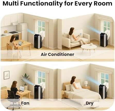 Whynter 14000 BTU Portable AC with Dual Hose and Dehumidifier