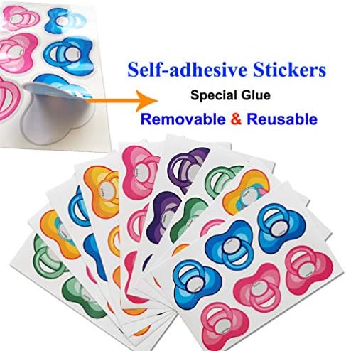 ADJOY Pin The Pacifier Baby Shower Game