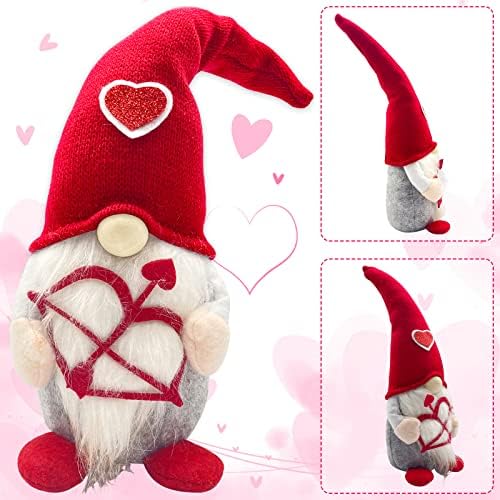 Valentines Day Couple Plush Gnomes for Home Decor