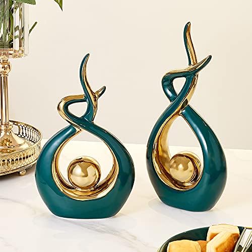 Luxury Ceramic Modern European Abstract Christmas Sculpture