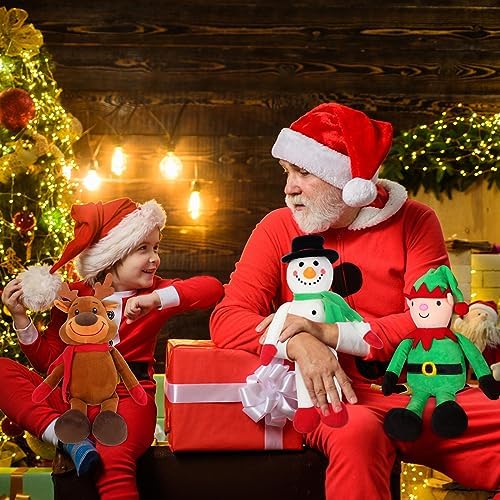 Poen 6 Pcs 16 Inch Christmas Plush Ornaments Set