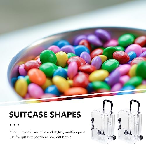 12 Pcs Mini Suitcase Favor Box for Wedding Birthday Party
