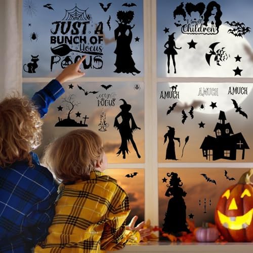 99PCS Hocus Pocus Decorations Halloween Window Stickers