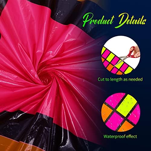Mixweer Neon Dance Floor 118x39 Inch Party Decor
