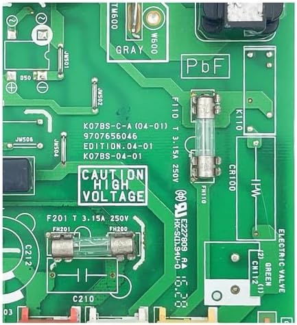 Circuit PCB Control Board Compatible With Fujitsu K07BS-C-A 9707656046