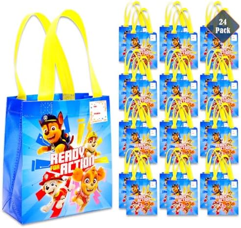 Paw Patrol Party Favor Bag Set 24 Pack