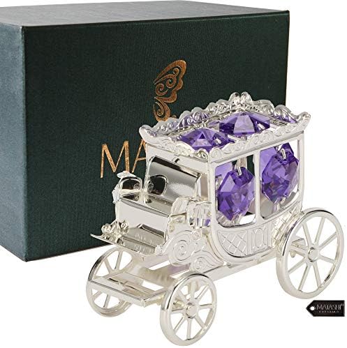 Matashi Princess Carriage Ornament with Crystals 1