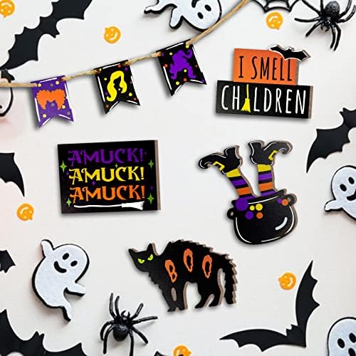 Halloween Tiered Tray Decor Set 7 Pieces