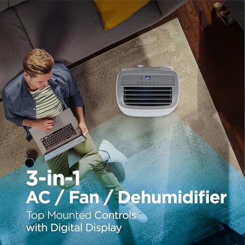 BLACKDECKER 9000 BTU Portable Air Conditioner with Remote and Window Kit