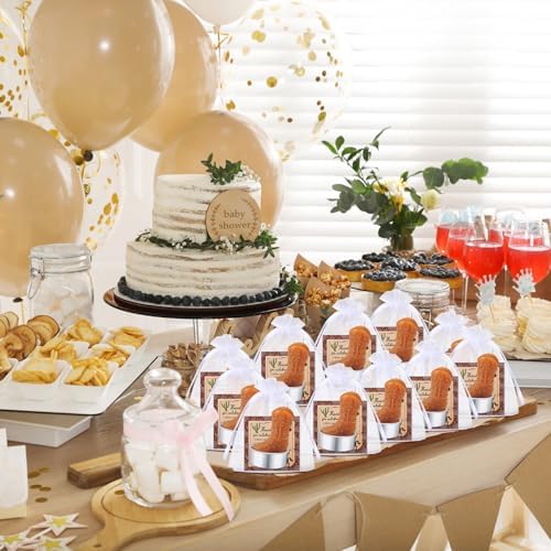 Landhoow 24 Piece Mini Cowgirl Boot Tealight Candle Set