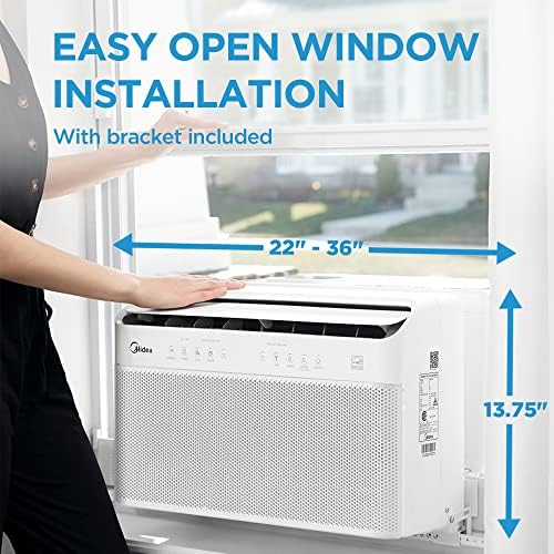 Midea MAW12V1QWT U-Shaped Window Air Conditioner