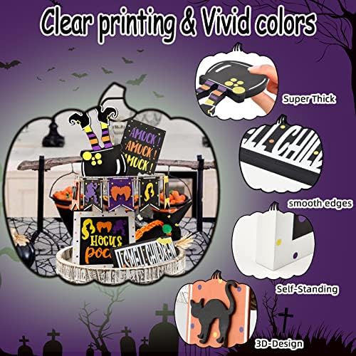 Hocus Pocus Decor Set - Halloween Tiered Tray Display
