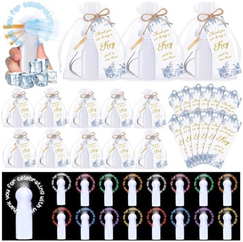Retisee 32 Set Mini Portable Fans with LED Gift Packaging