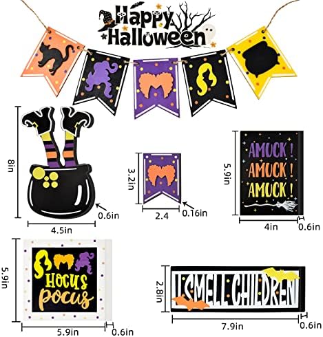 Hocus Pocus Decor Set - Halloween Tiered Tray Display