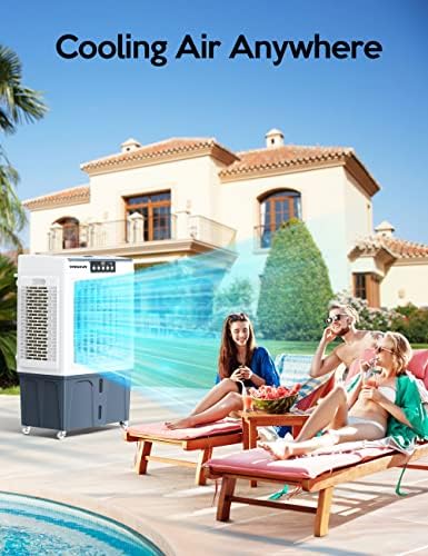 VAGKRI 3000CFM Evaporative Cooler with Remote Control