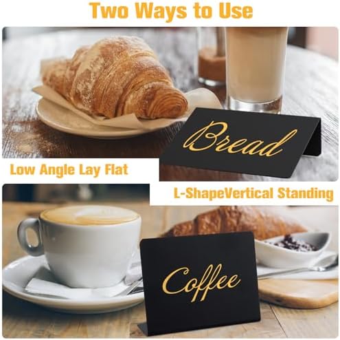 DAZLUTE 12 Pack Mini Chalkboard Signs with 2 Markers 1