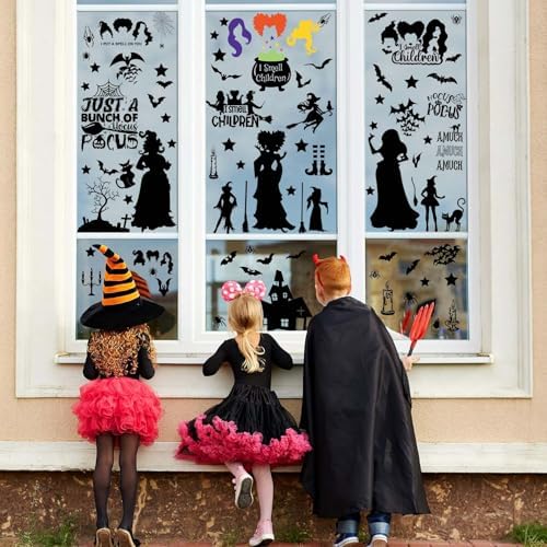 Hocus Pocus Halloween Window Stickers 91 Pcs Value Pack