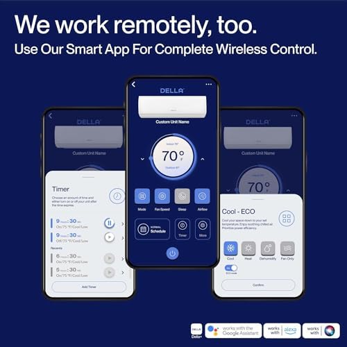 Della Motto Series Mini Split AC with Alexa Wi-Fi