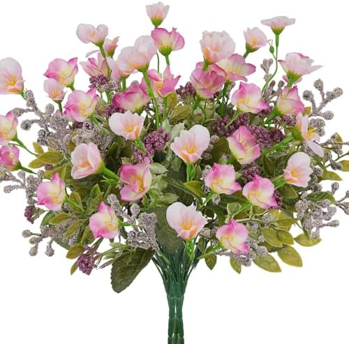 4Pcs Artificial Silk Wildflowers for Home Decor