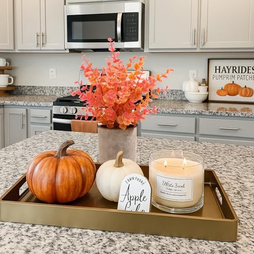 2 Pack Fall Eucalyptus Artificial Plants for Home Decor